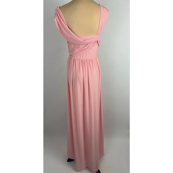 NBD REVOLVE Size Small Pink Kinsley Evening Gown One Shoulder Crepe Formal Glam - Picture 7 of 15
